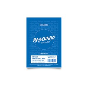 Bloco de rascunho sem pauta