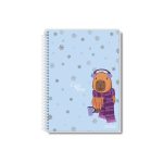 Caderno Universitário Capa Dura, Coleção CapiVera, 1 Matéria, 80 Folhas – Pauta Branca.