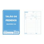 Blocos e talões Pauta Branca com modelos de pedido, recibo, vale, nota promissória e nota neutra, ideais para controle comercial e organização diária.