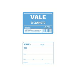 Blocos e talões Pauta Branca com modelos de pedido, recibo, vale, nota promissória e nota neutra, ideais para controle comercial e organização diária.
