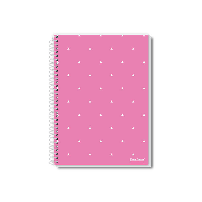 Caderno 1/8 CD 80FLS 33 Coleção Loop cadernos universitario capa dura da industria de cadernos pauta branca