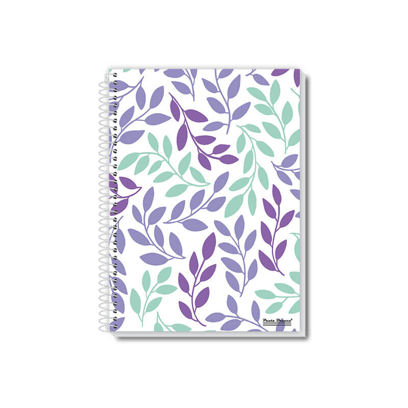 Caderno 1/8 CD 80FLS 36 Coleção Loop cadernos universitario capa dura da industria de cadernos pauta branca