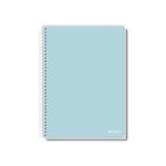 Cadernos Pauta Branca Coleção Office Colors, modelos universitário, 1/4 e 1/8, com opção quadriculada 7x7. Capas minimalistas em cores neutras, ideais para um visual profissional e elegante.