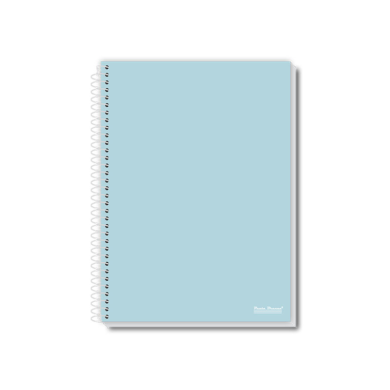 Caderno 1/4 CD 80FLS 17 Cadernos Pauta Branca Coleção Office Colors, modelos universitário, 1/4 e 1/8, com opção quadriculada 7x7. Capas minimalistas em cores neutras, ideais para um visual profissional e elegante.