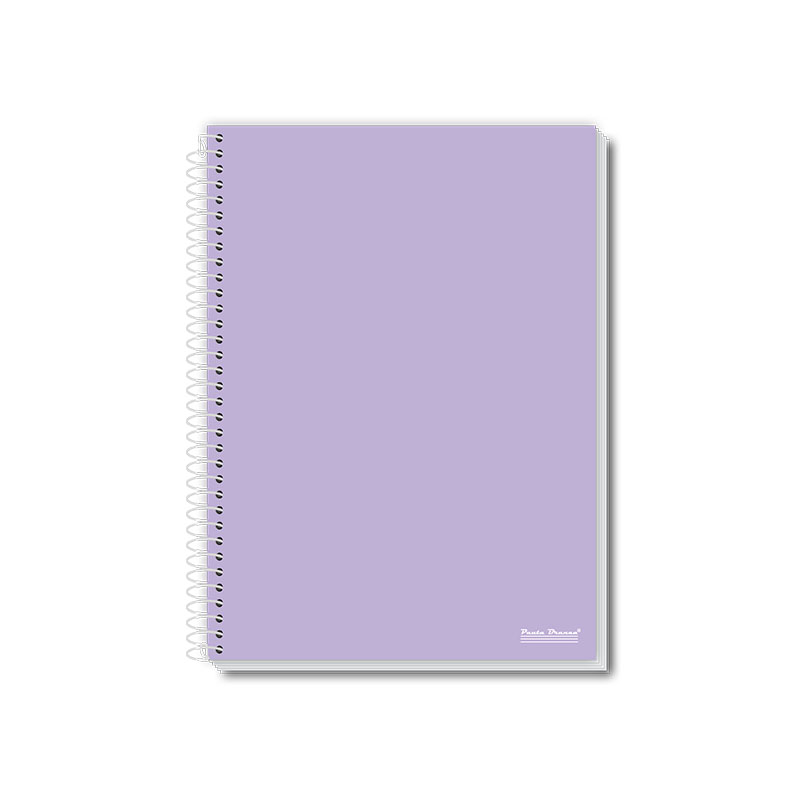 Caderno 1/4 CD 80FLS 18 Cadernos Pauta Branca Coleção Office Colors, modelos universitário, 1/4 e 1/8, com opção quadriculada 7x7. Capas minimalistas em cores neutras, ideais para um visual profissional e elegante.