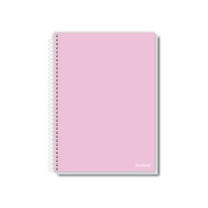 Cadernos Pauta Branca Coleção Office Colors, modelos universitário, 1/4 e 1/8, com opção quadriculada 7x7. Capas minimalistas em cores neutras, ideais para um visual profissional e elegante.