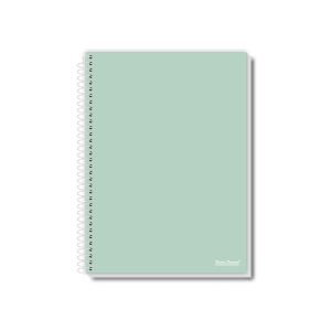 Cadernos Pauta Branca Coleção Office Colors, modelos universitário, 1/4 e 1/8, com opção quadriculada 7x7. Capas minimalistas em cores neutras, ideais para um visual profissional e elegante.