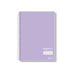 Cadernos Pauta Branca Coleção Office Colors, modelos universitário, 1/4 e 1/8, com opção quadriculada 7x7. Capas minimalistas em cores neutras, ideais para um visual profissional e elegante.