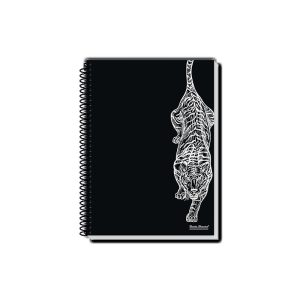 Capa do carderno da coleção Rox, caderno cpa dura, universitario, 1/4, 1/8, desenho com várias materias e quantidade de folhas. Coleção Pauta Branca.