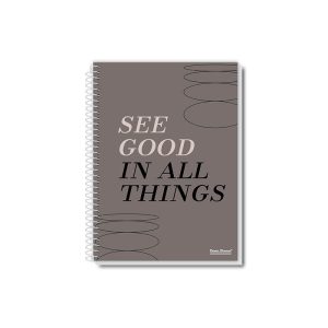Caderno Universitário Capa Dura 1 Matéria 80 Folhas da Coleção Talk